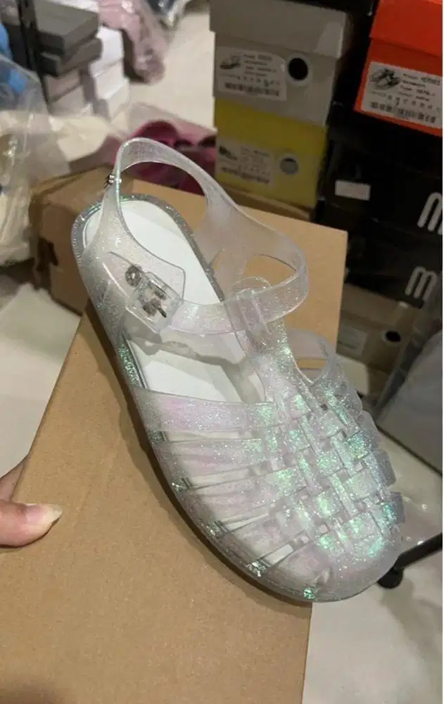 MELISSA possession glitter * FREE ongkir shope * NEW sepatu sendal