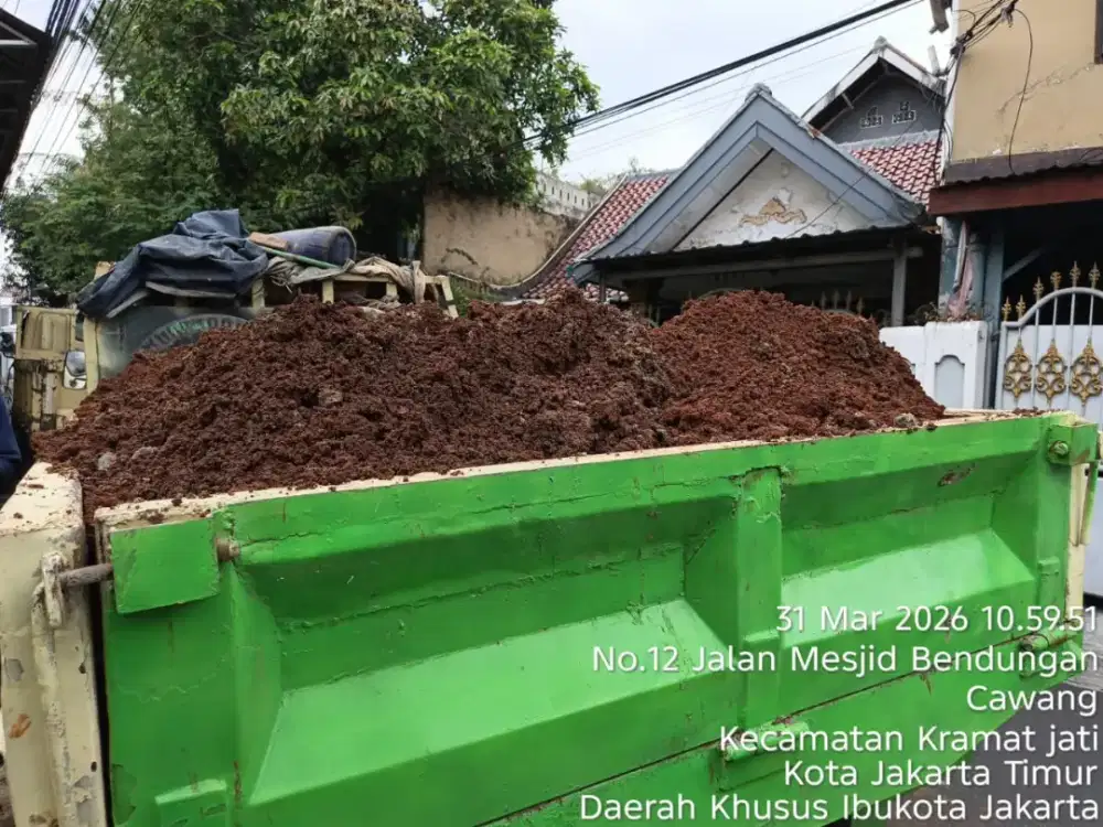 Jasa angkut puing dan pengurugan