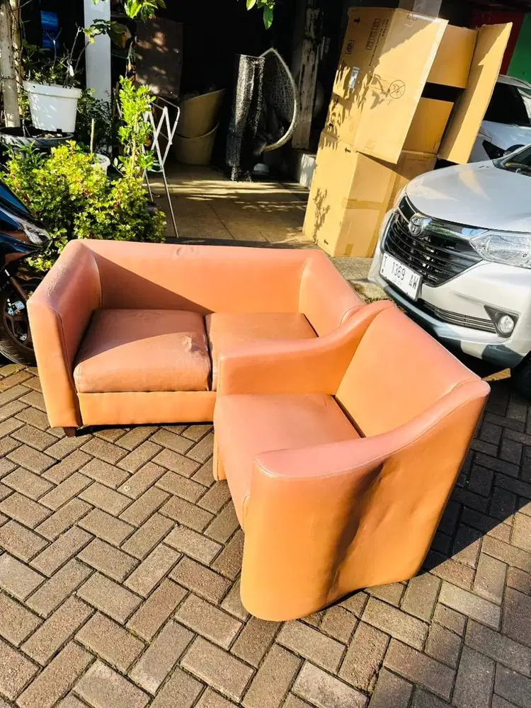 Jual  MURAH & SANTAI. SOFA SET (2 pcs)