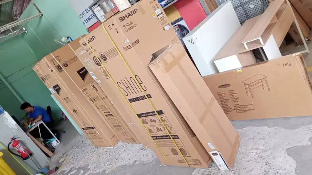 Ready stok kulkas sharp 2 pintu