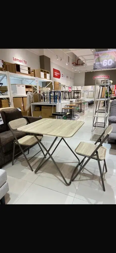 Jual baru meja makan/meja teras minialis