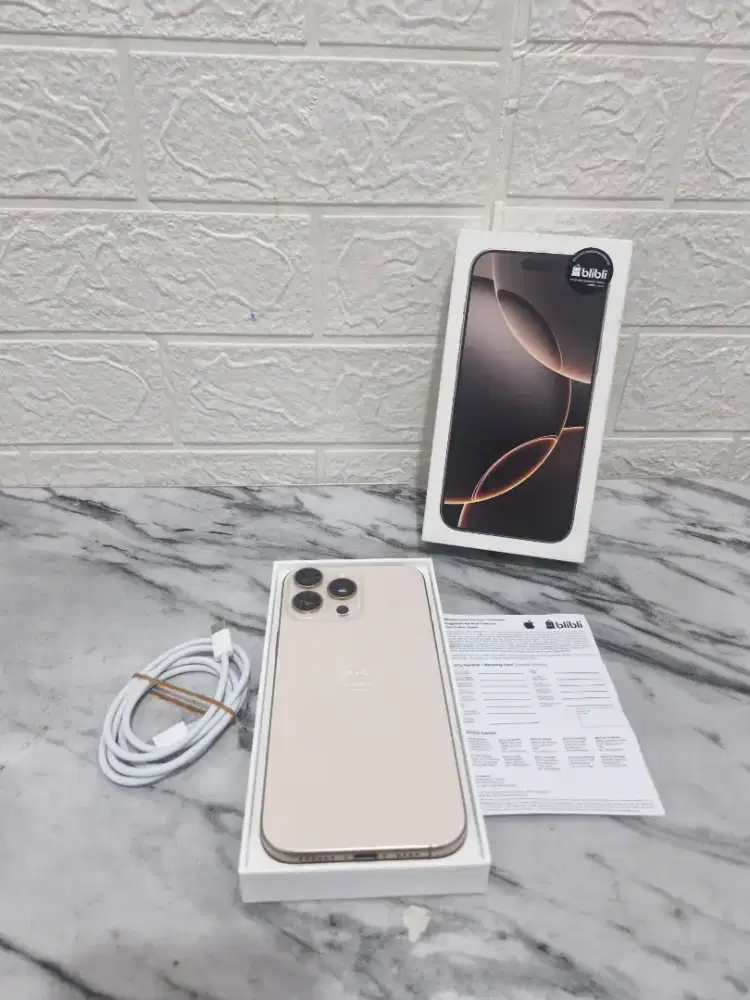 Iphone 16 pro max 256gb GDN/blibli sejenis ibox mulus like new