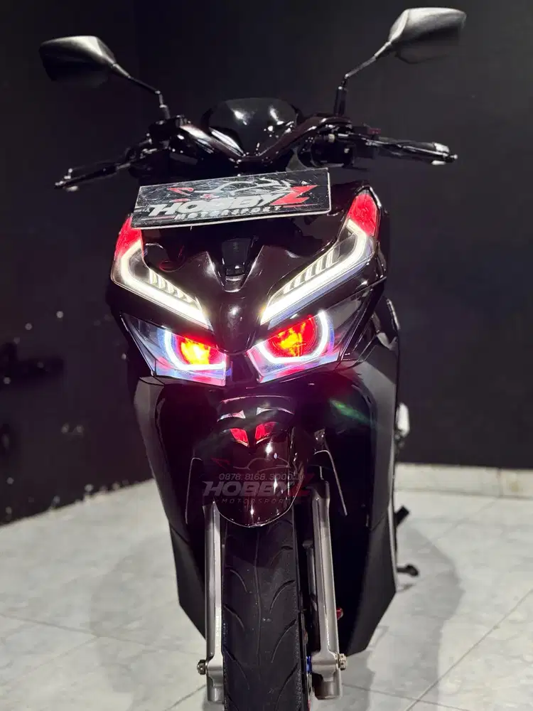 Honda vario 150 cbs iss 2019 modif ninja,km 18rb,isimewa mantap