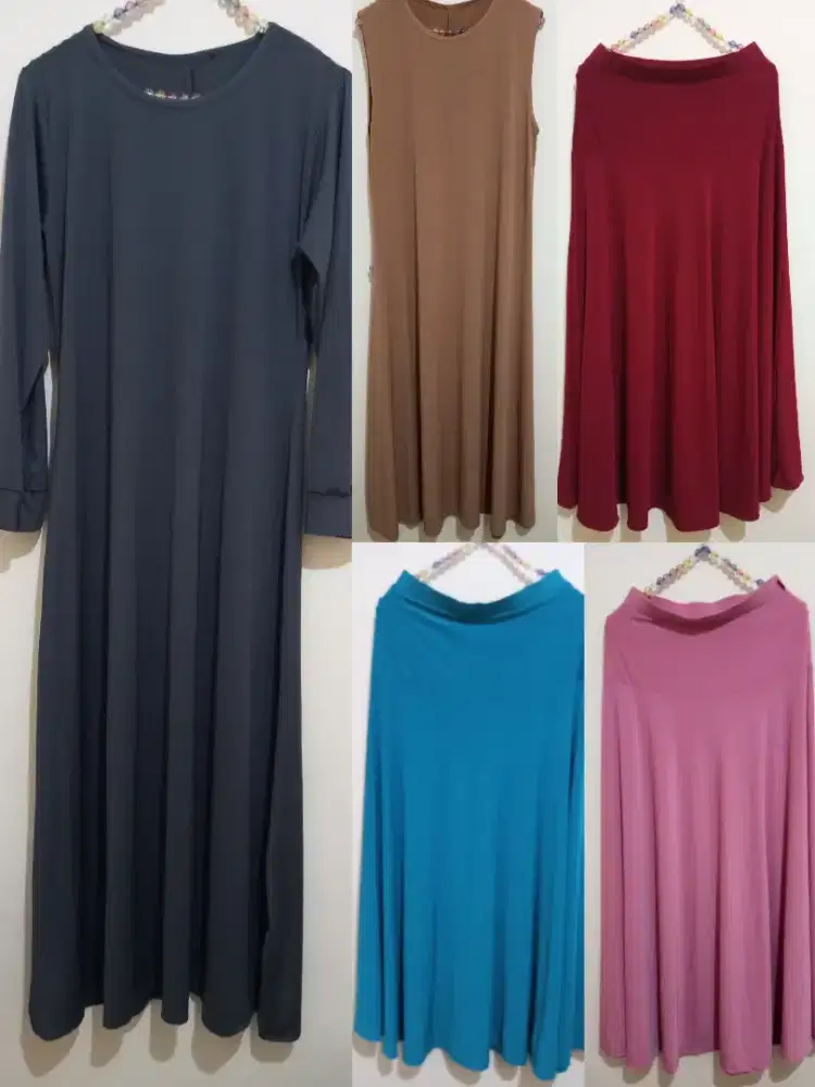 Borongan dress dan rok spandek korea