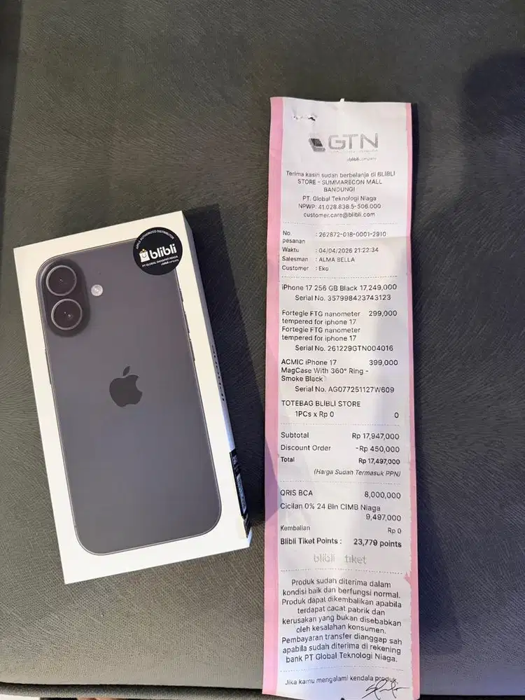 Iphone 17 256gb Black