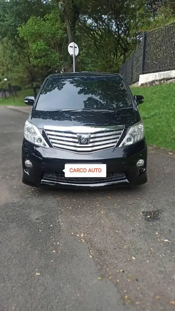 Toyota Alphard 2.4L S Audioless 2010 Record Hitam