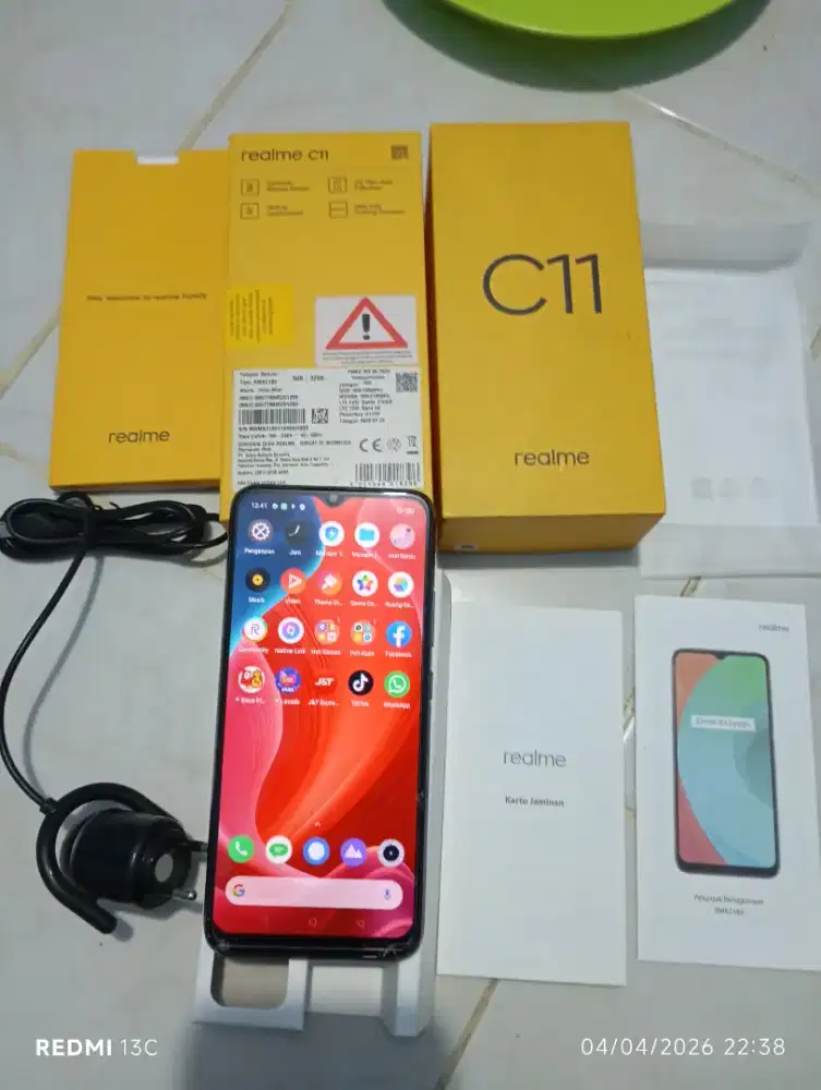 Jual hp realme C11 jaringan 4G LTE camera bagus depan blkng