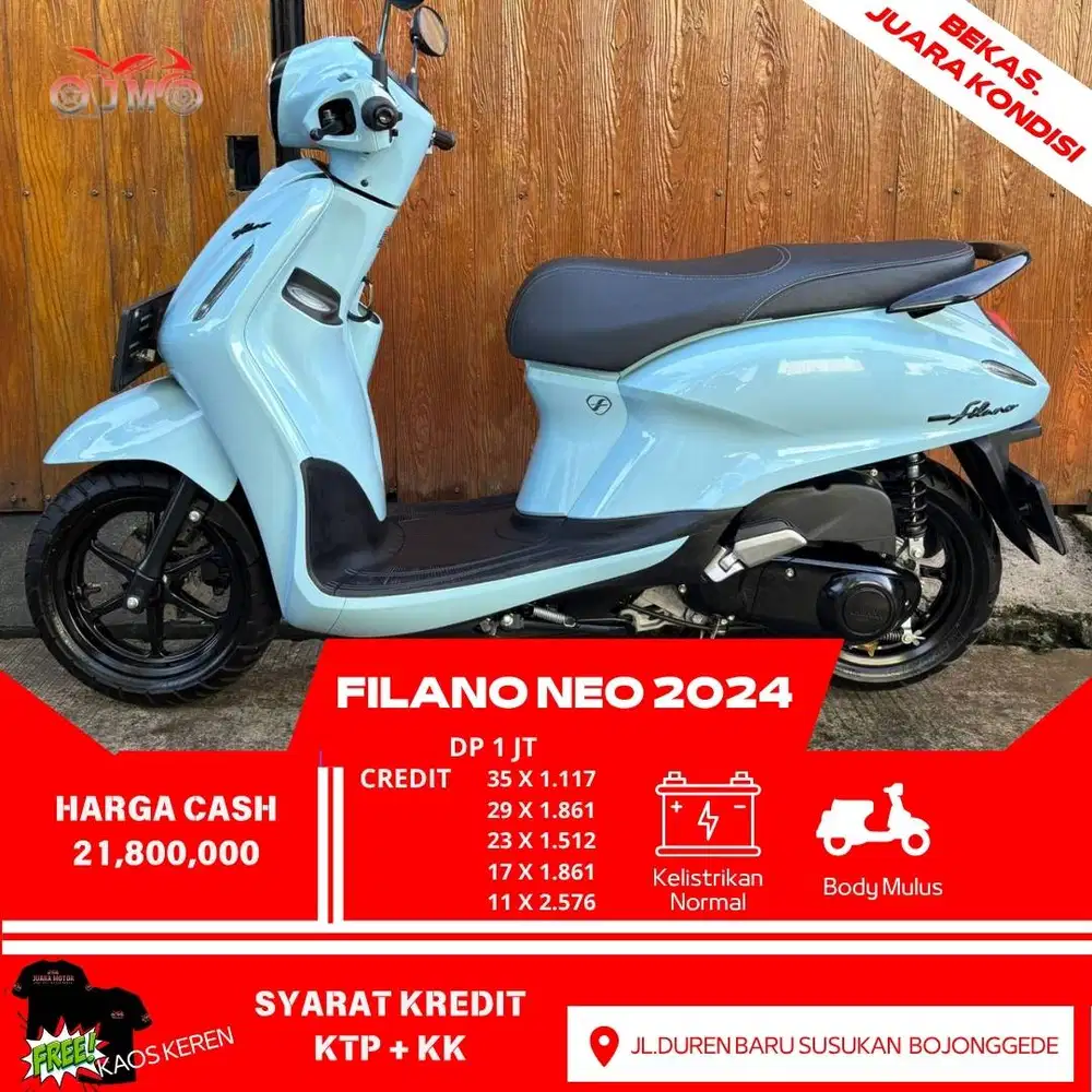GRAND FILANO 2024 LIKE NEW BEKAS RASA BARU KONDISI ISTIMEWA