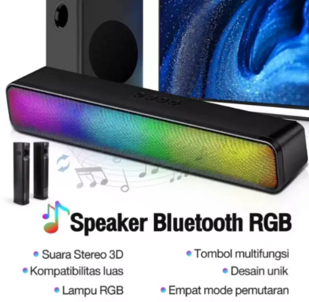 Speaker Bluetooth RGB