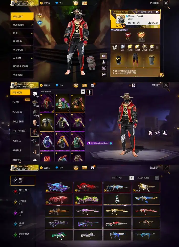 DI JUAL AKUN FF AMAN DAN AMANAH