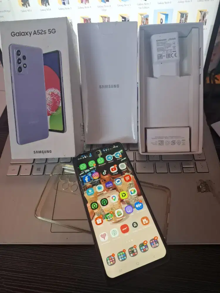 Samsung A52s 5G Lavender 8+8/256GB Exs Resmi Minus Ganti LCD Lokal