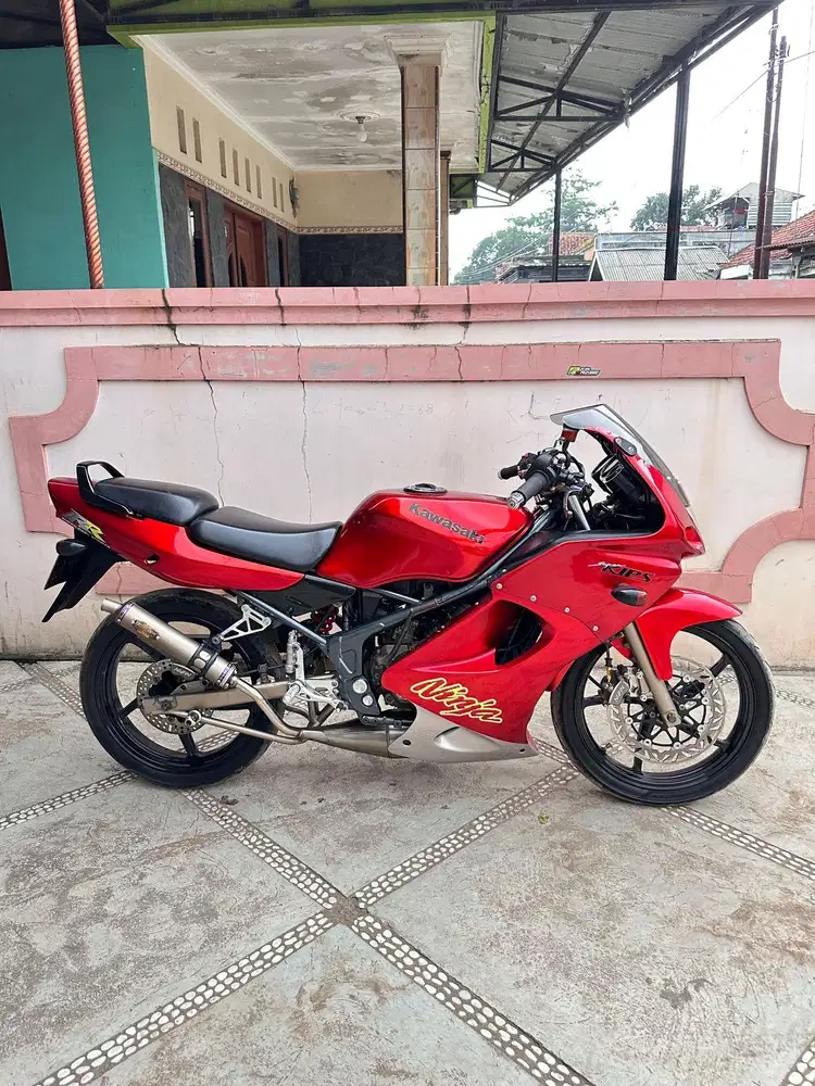 Kawasaki ninja 150RR/zx-150RR asli orange 2007 modif hedon istimewa