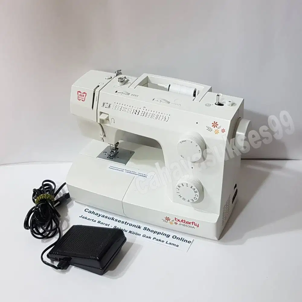 Mesin Jahit Butterfly Model JH8530A Sewing Machine Portable Second