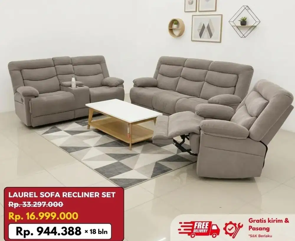 Laurel sofa set