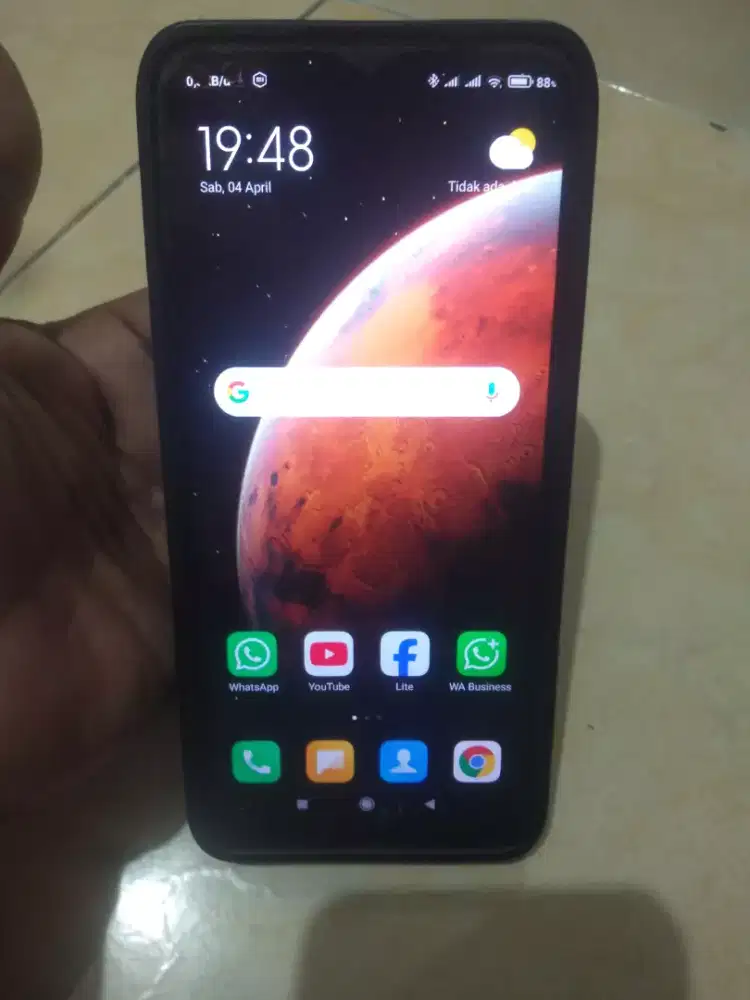 Redmi 9A ram 2/32 tinggal pake normal semua mesin layar ori retak
