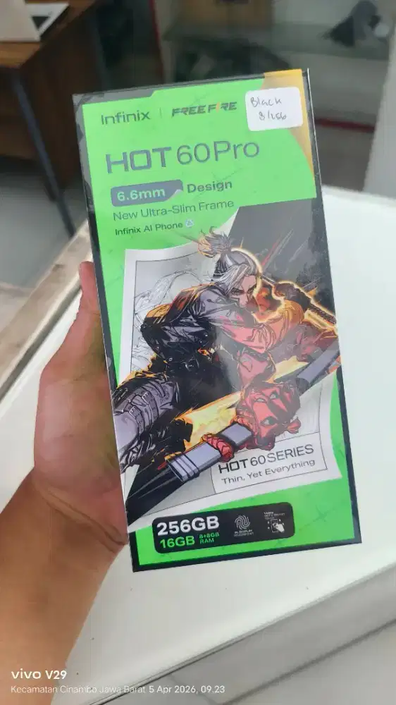 Infinix HOT 60 PRO 8+8/256gb baru spesial promo terlaris