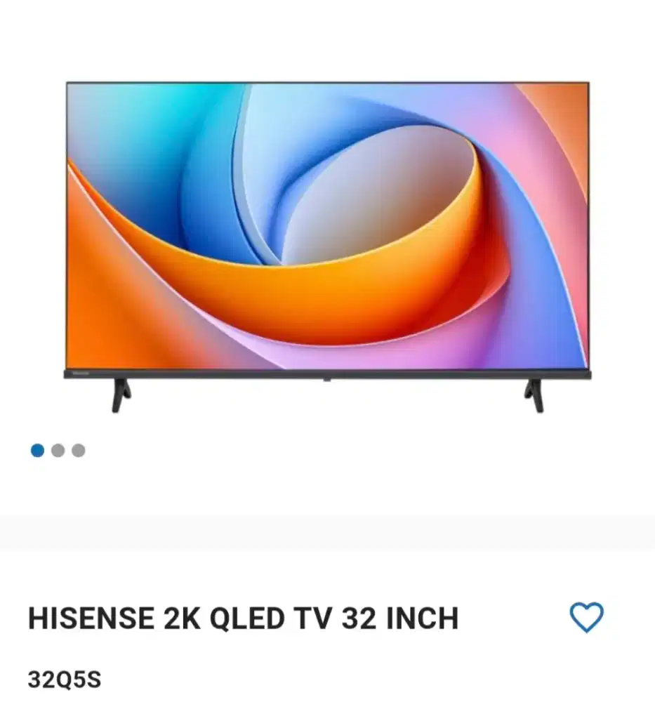 HISENSE 2K QLED TV 32INCH