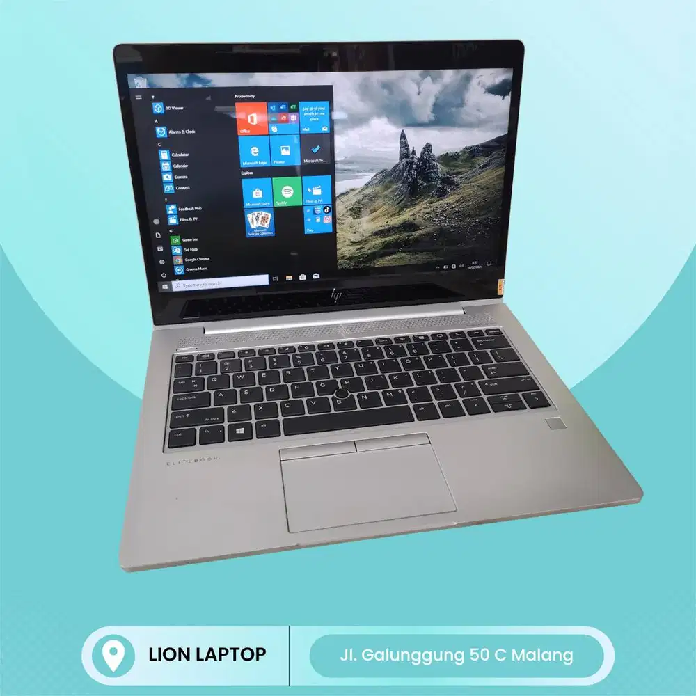 Core i7 gen 8 RAM 8GB Touchscreen Slim HP Elitebook 830 G6 [05|04]