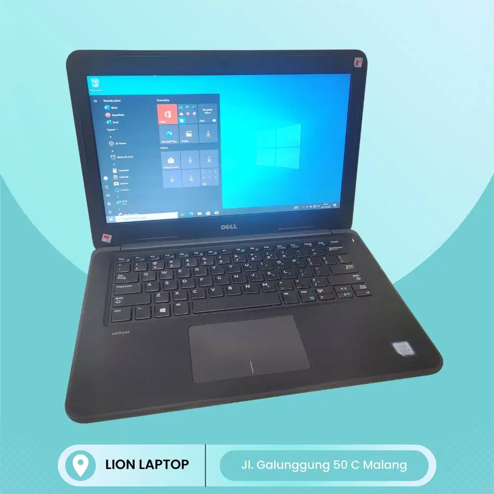 Core i5 Gen 7 Murah Mulus RAM 8GB SSD 256GB Dell Latitude 3380 [05|04]