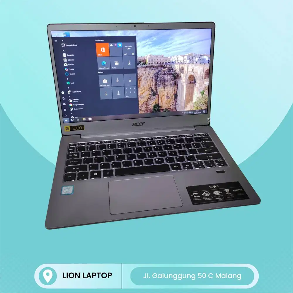 Super Slim Core i5 Gen 8 8/25 Acer Swift 3 SF313-51 [05|04]