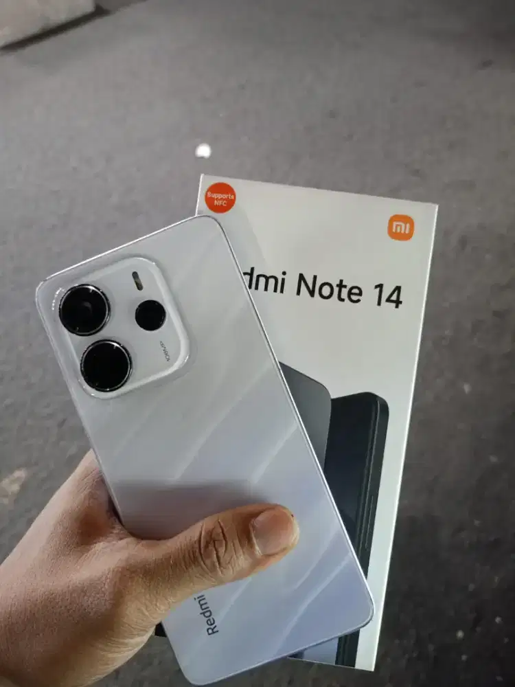 Jual redmi not14 ram8+8/256 fullset