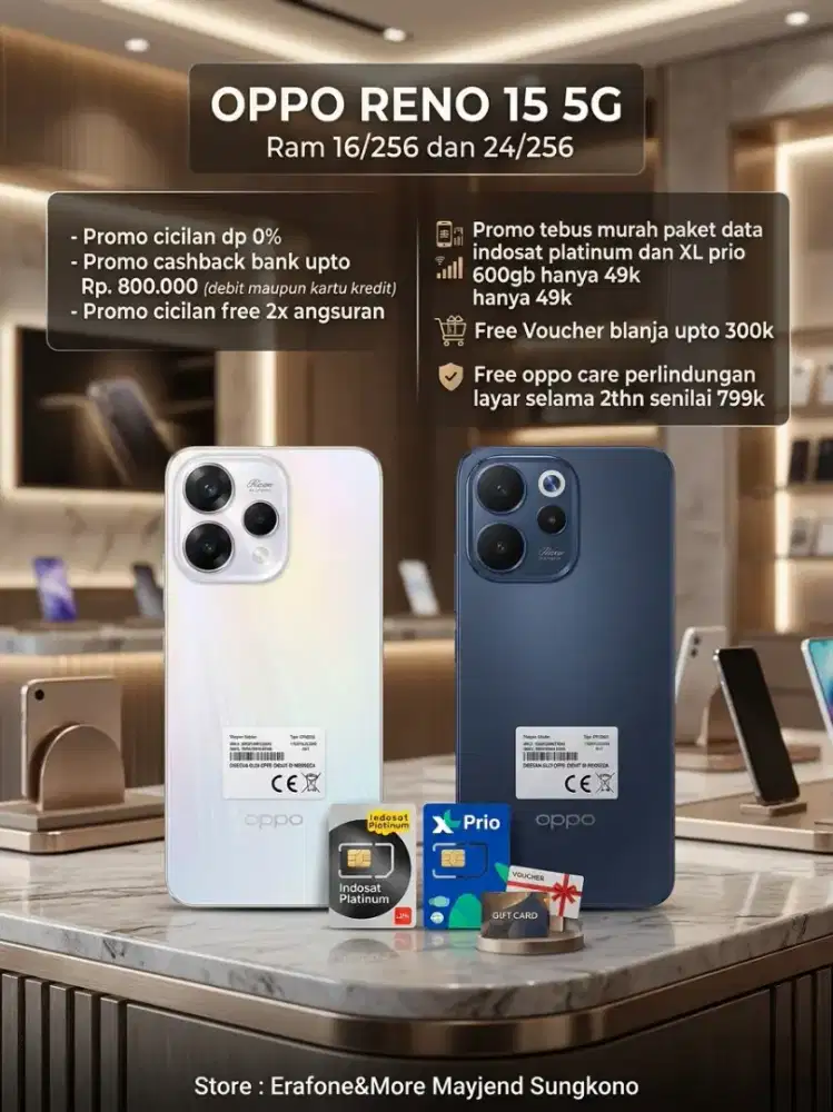 OPPO RENO 15 5g promo cashback bank
