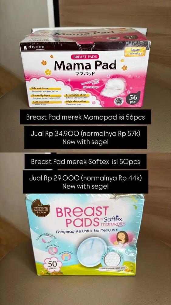 Breast pad baru