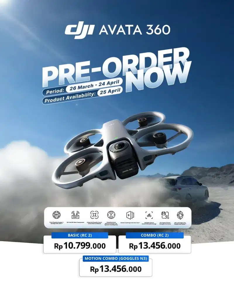 PRE ORDER DJI AVATA 360