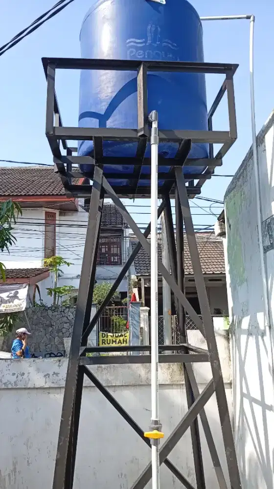 Toren air bekas tanpa tabung