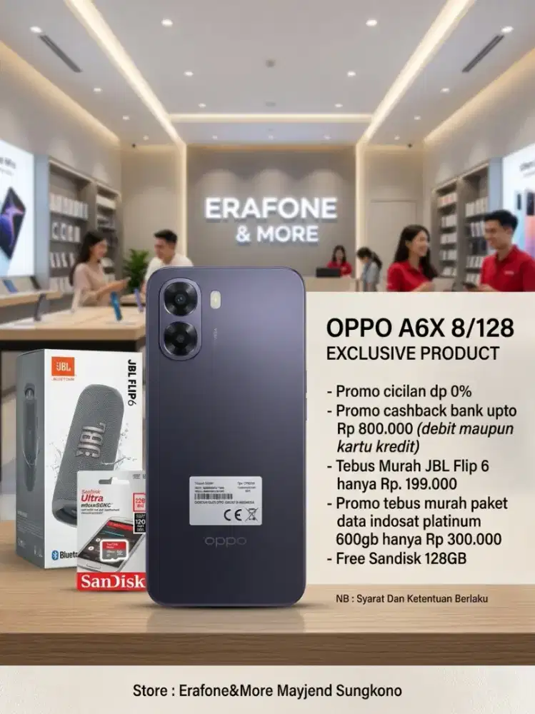 Promo OPPO A6x 8/128 Exclusive Product