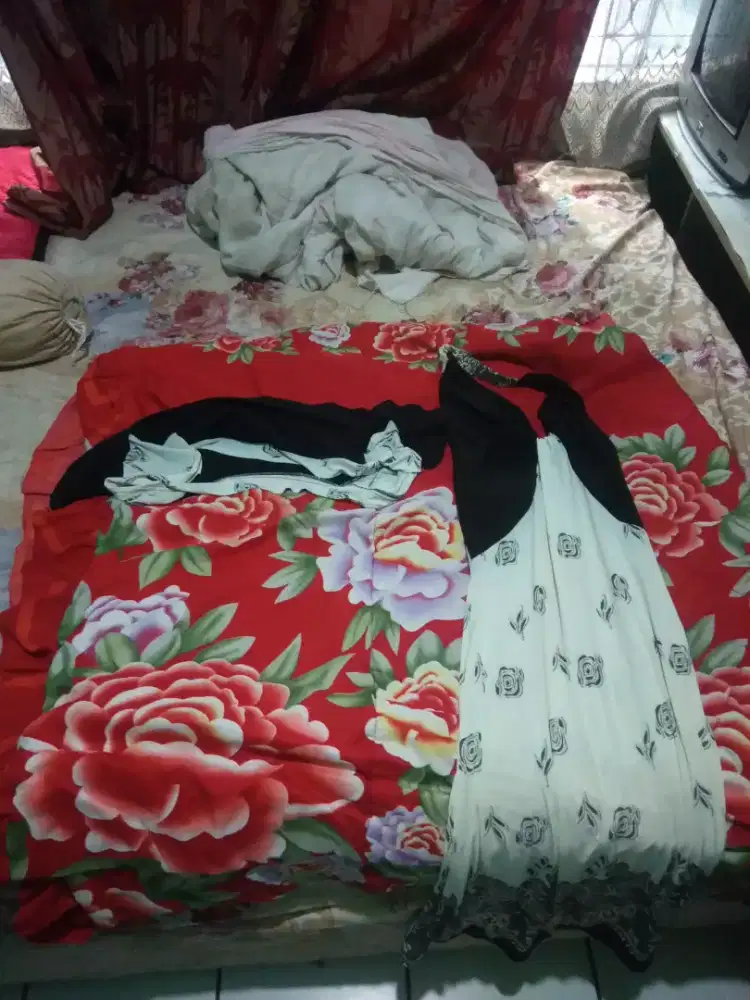 Jual Set Halter Neck Dress + Rompi Wanita