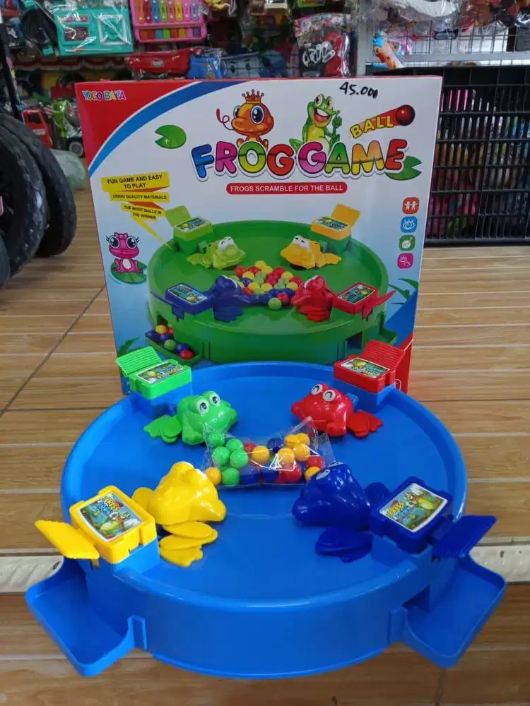 mainan anak hungry frog 4 set