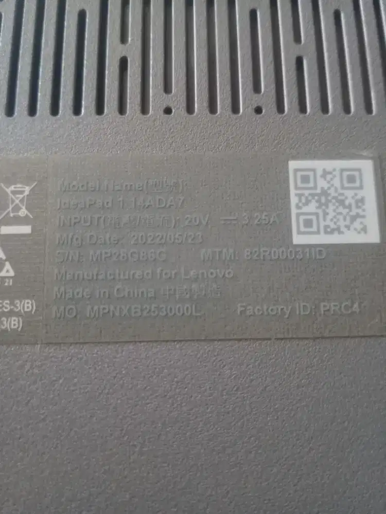 Laptop lenovo ideapad 1 14ada7 mati tottal