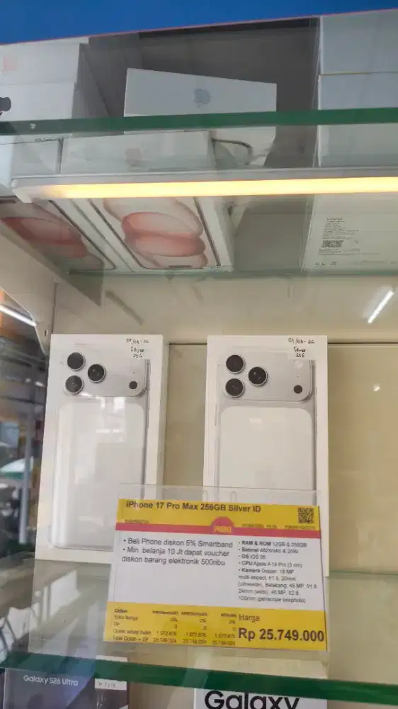 Cicilannya Hp iPhone 17 promax bisa bunga 0%