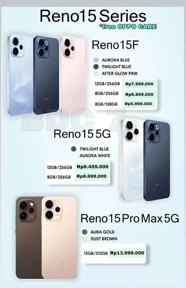 Oppo Reno 15 Series