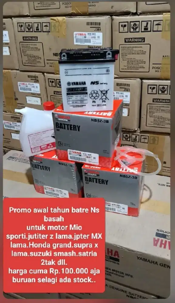 Jual batre ns basah