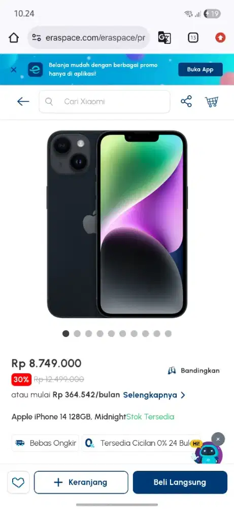 IPHONE 14 DI ERAFONE MAYOR SAFEI LONTAR