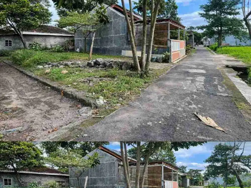 Tanah SHM 100m² Godean KM 7, Dekat Jalan Raya, View Sawah, Siap Bangun