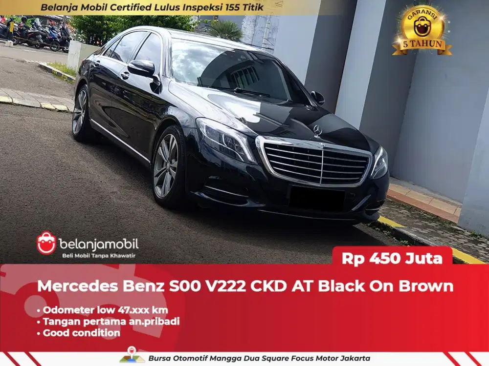 LOW KM !! MERCEDES BENZ MERCY S400 CKD 2015 / 2016 HITAM