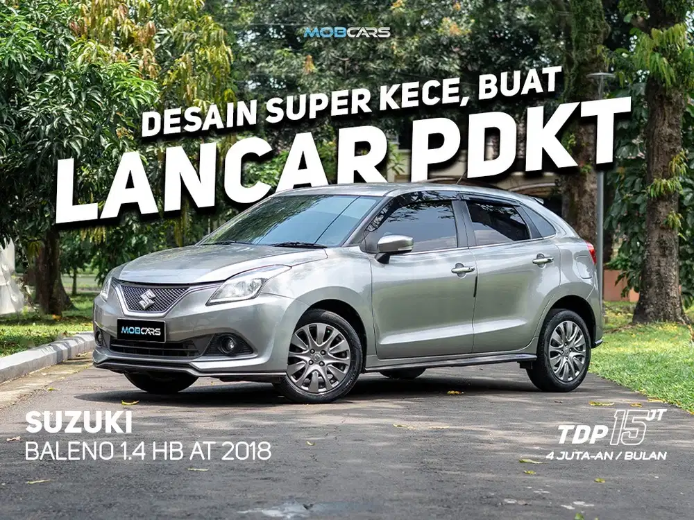 BALENO 1.4 HB AT 2018 - DP 15jt / Cash 162jt (Nego)