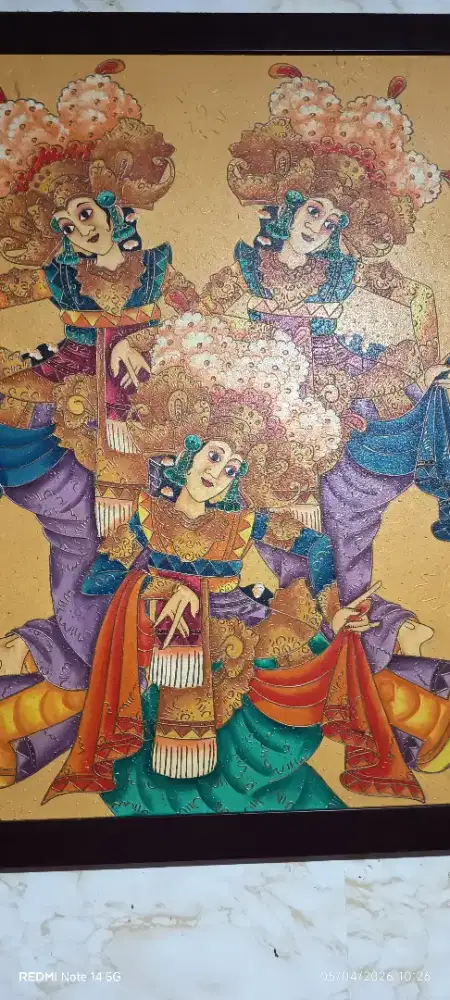 LUKISAN TIGA PENARI PENARI