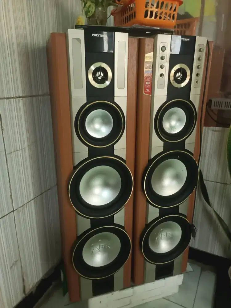 Dual Speaker Polytron Cocok Untuk Cafe/Warkop/Hajatan NEGO!