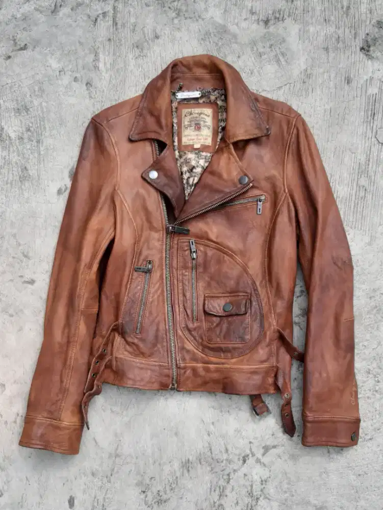 JAKET KULIT BIKERS CHEVIGNON SMALL ORIGINAL