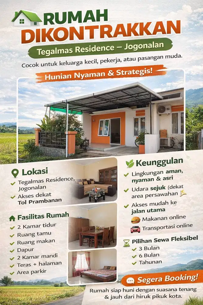Disewakan Rumah daerah Dompyongan - Klaten