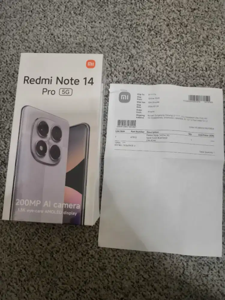 Redmi Note 14 Pro 5G 8/266gb Gold