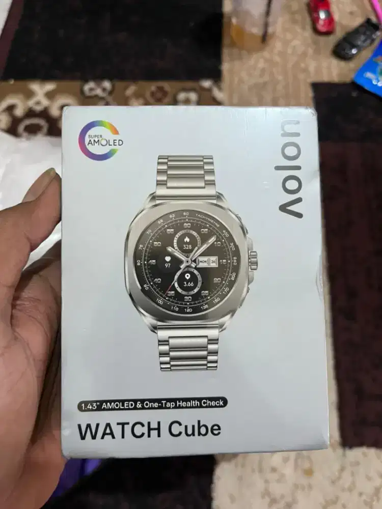 Aolonn Cube Silver BNIB segel