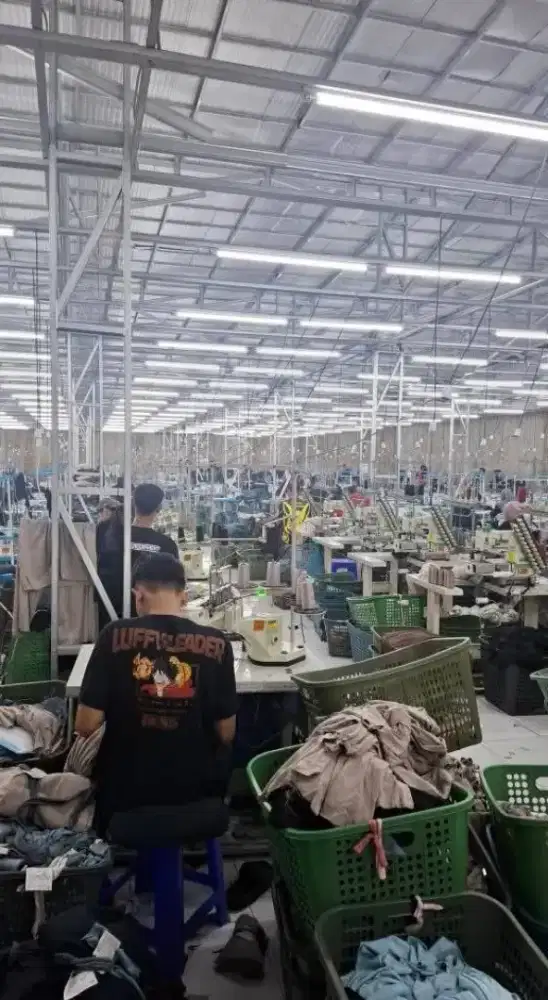 Loker Operator Jahit, Obras, Overdeck, Kansai, Flatsim