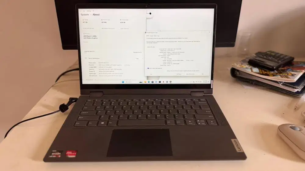 LENOVO FLEX 5 RYZEN 3 4300U 4GB 500GB TOUCH WIN11 HOME GRAPHITE GREY