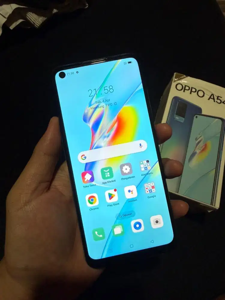 JUAL SATSET OPPO A54 4/128 fullset