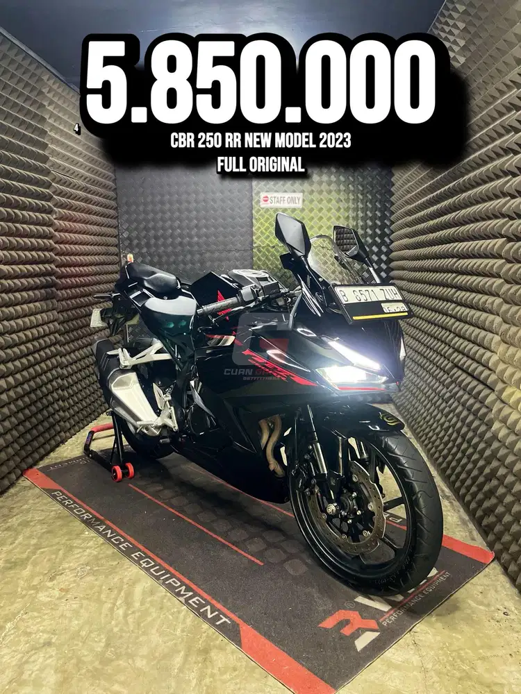 CBR 250 RR OR CBR 250RR 2023 NEW MODEL LOW KM PAJAK ON RAWATAN SUPERB